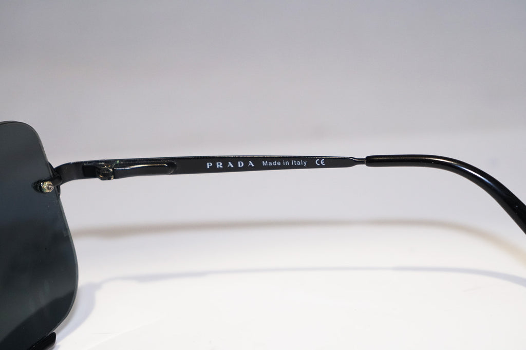 PRADA 1990 Vintage Mens Designer Sunglasses Black Square SPR 01G 1AB-1A1 14666