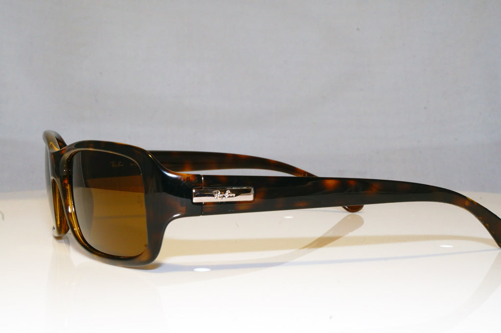RAY-BAN Mens Designer Sunglasses Brown Rectangle RB 4107 710 16889