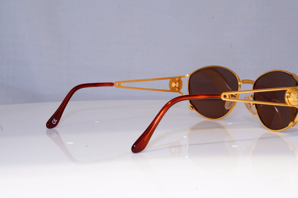 GIANNI VERSACE Mens Womens Vintage Designer Sunglasses Gold MOD G99 030 18290