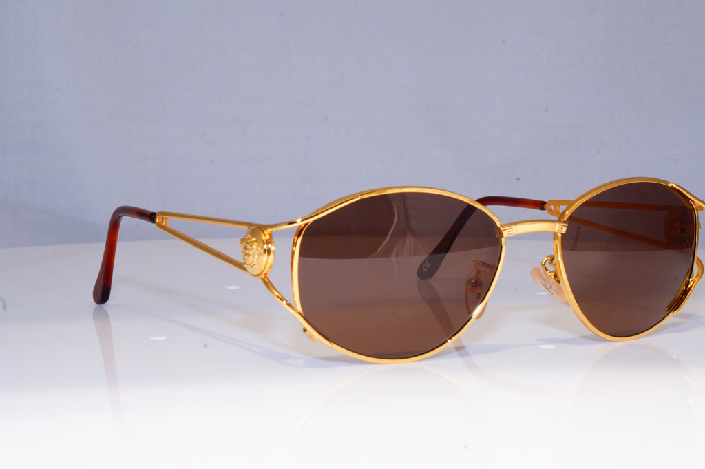 GIANNI VERSACE Mens Womens Vintage Designer Sunglasses Gold MOD G99 030 18290