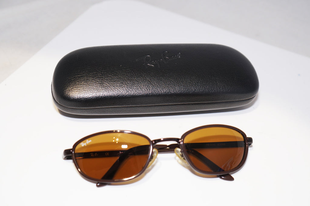 RAY-BAN Vintage Mens Designer Sunglasses Bronze Oval RB 3046 W3089 14673