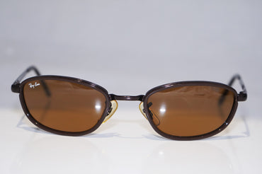 RAY-BAN Vintage Mens Designer Sunglasses Bronze Oval RB 3046 W3089 14673