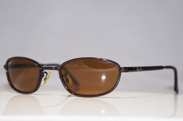 RAY-BAN Vintage Mens Designer Sunglasses Bronze Oval RB 3046 W3089 14673