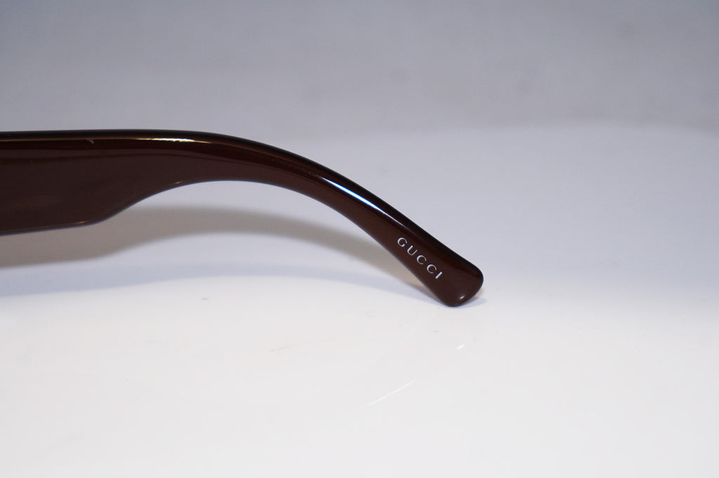 GUCCI Vintage Mens Unisex Designer Sunglasses Brown Rectangle GG1563 REMS2 14657