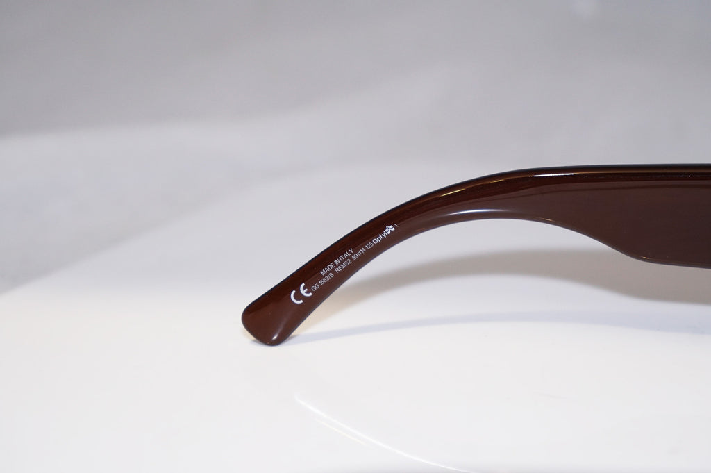 GUCCI Vintage Mens Unisex Designer Sunglasses Brown Rectangle GG1563 REMS2 14657