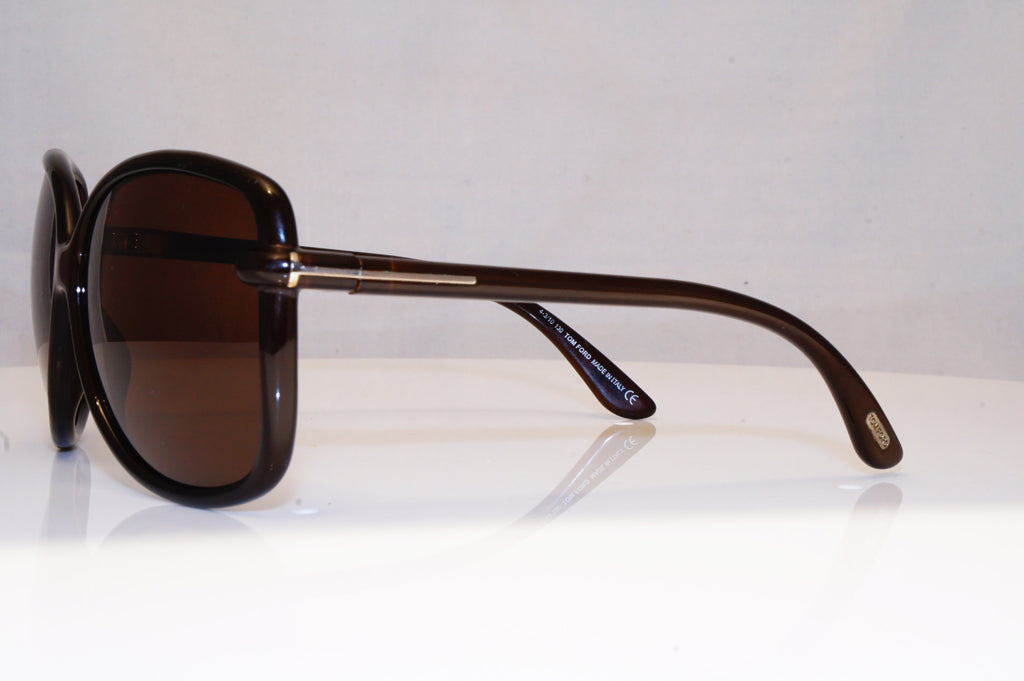 TOM FORD Womens Boxed Designer Sunglasses Brown Square Callae TF165 48F 16930