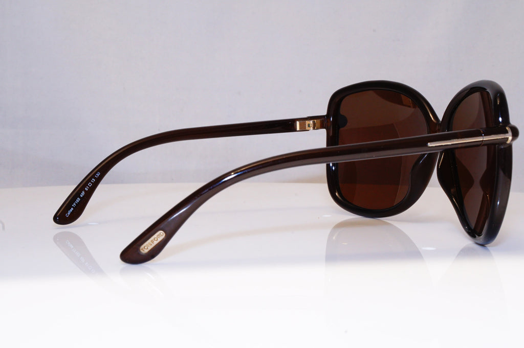 TOM FORD Womens Boxed Designer Sunglasses Brown Square Callae TF165 48F 16930