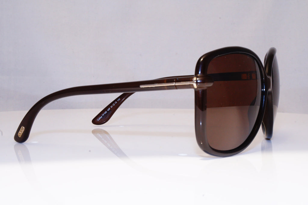 TOM FORD Womens Boxed Designer Sunglasses Brown Square Callae TF165 48F 16930