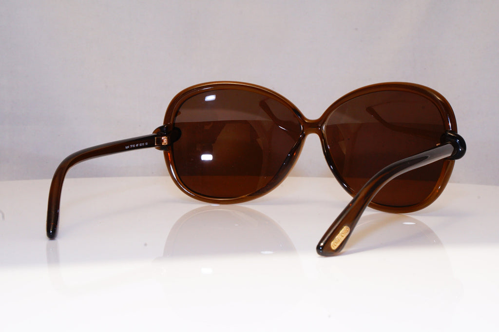 TOM FORD Womens Boxed Oversized Designer Sunglasses Brown Ingrid TF163 48F 17622