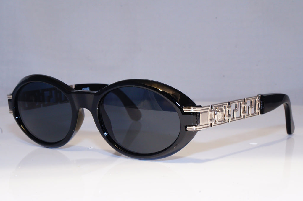 GIANNI VERSACE Mens Womens Vintage Designer Sunglasses Silver MOD S58 56M 18379
