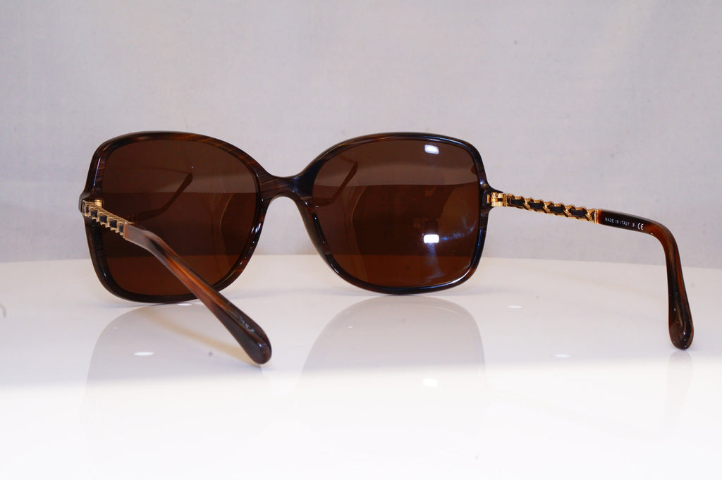 CHANEL Womens Boxed Designer Sunglasses Brown LEATHER CHAIN 5210-Q 617/3B 16732