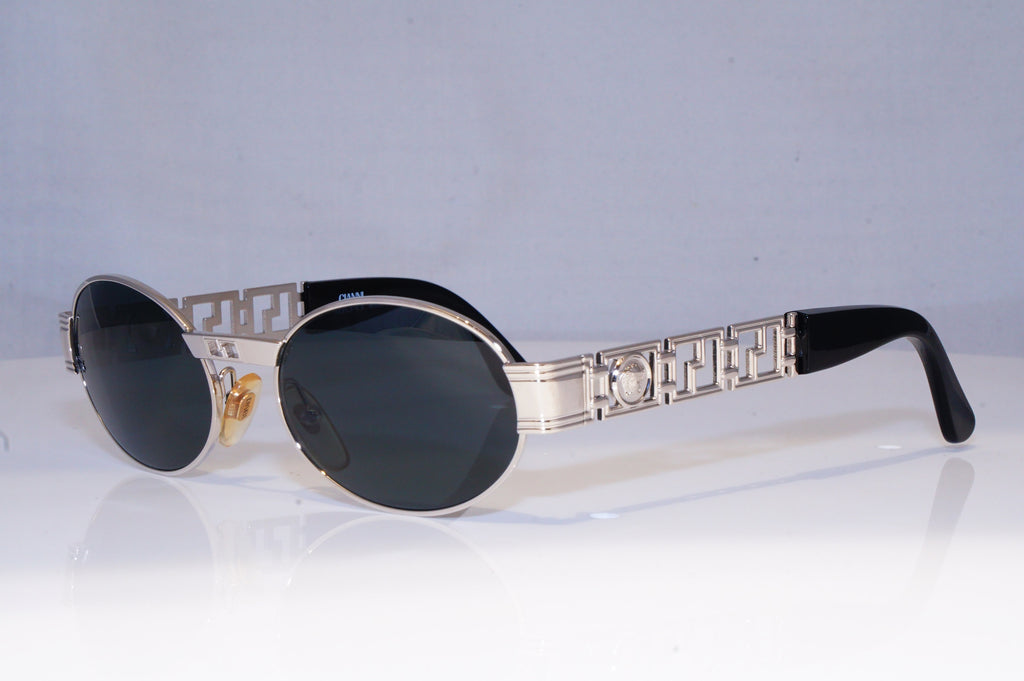 GIANNI VERSACE Mens Womens Vintage Designer Sunglasses Silver MOD S43 26M 18329