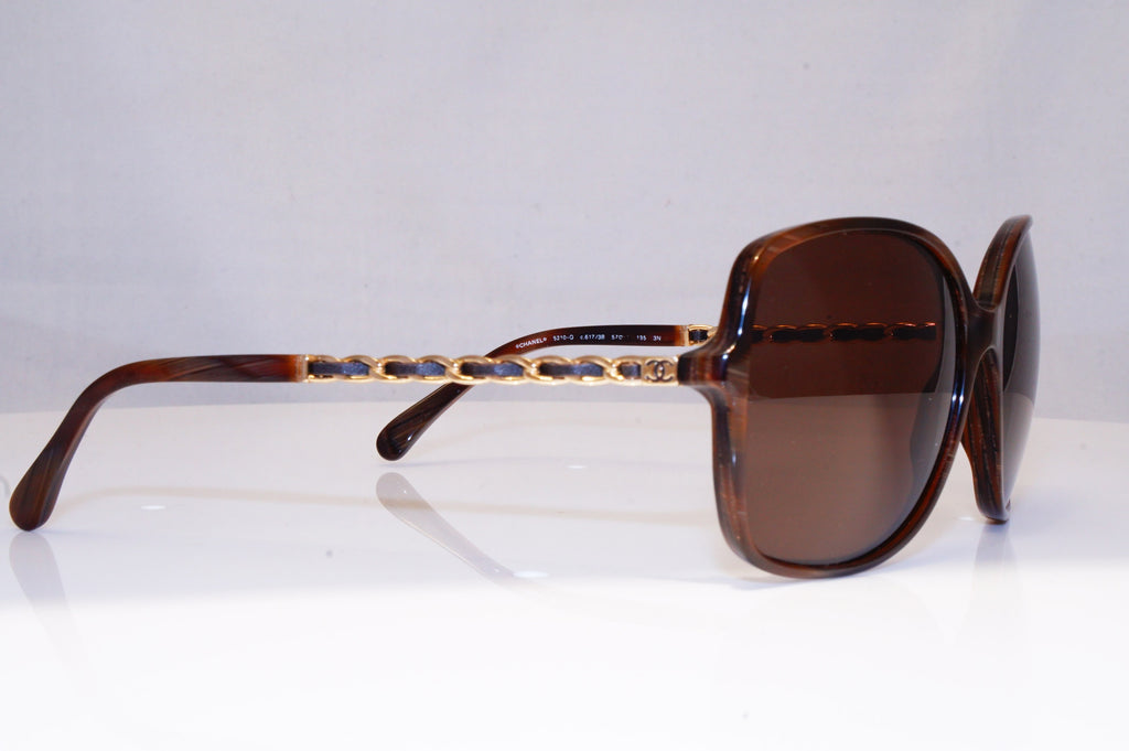 CHANEL Womens Boxed Designer Sunglasses Brown LEATHER CHAIN 5210-Q 617/3B 16732