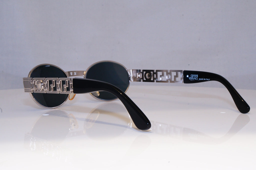 GIANNI VERSACE Mens Womens Vintage Designer Sunglasses Silver MOD S43 26M 18329