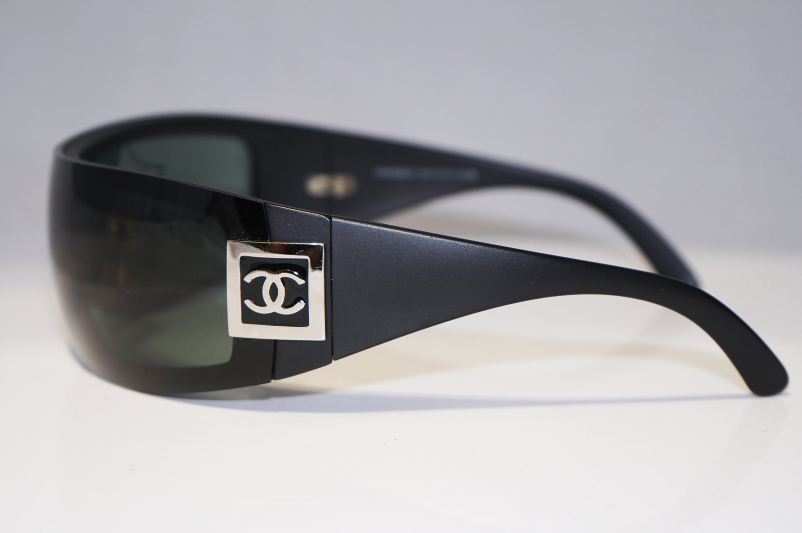 CHANEL Womens Designer Sunglasses Black Shield 5085 C555/71 15984 –  SunglassBlog