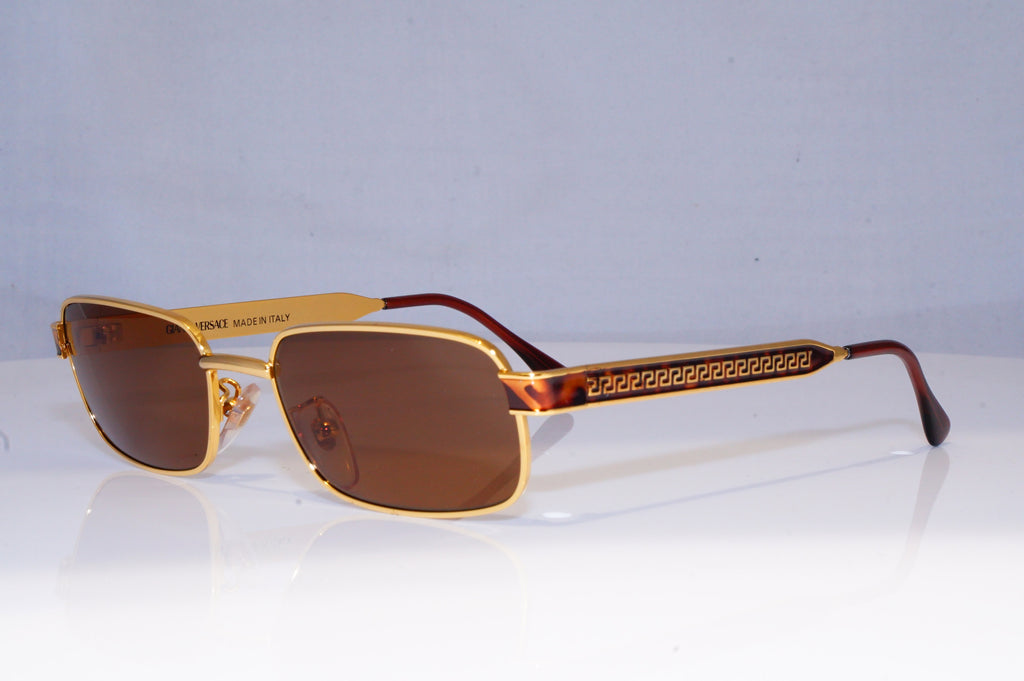 GIANNI VERSACE Mens Womens Vintage Designer Sunglasses Gold MOD S29 54M 18346
