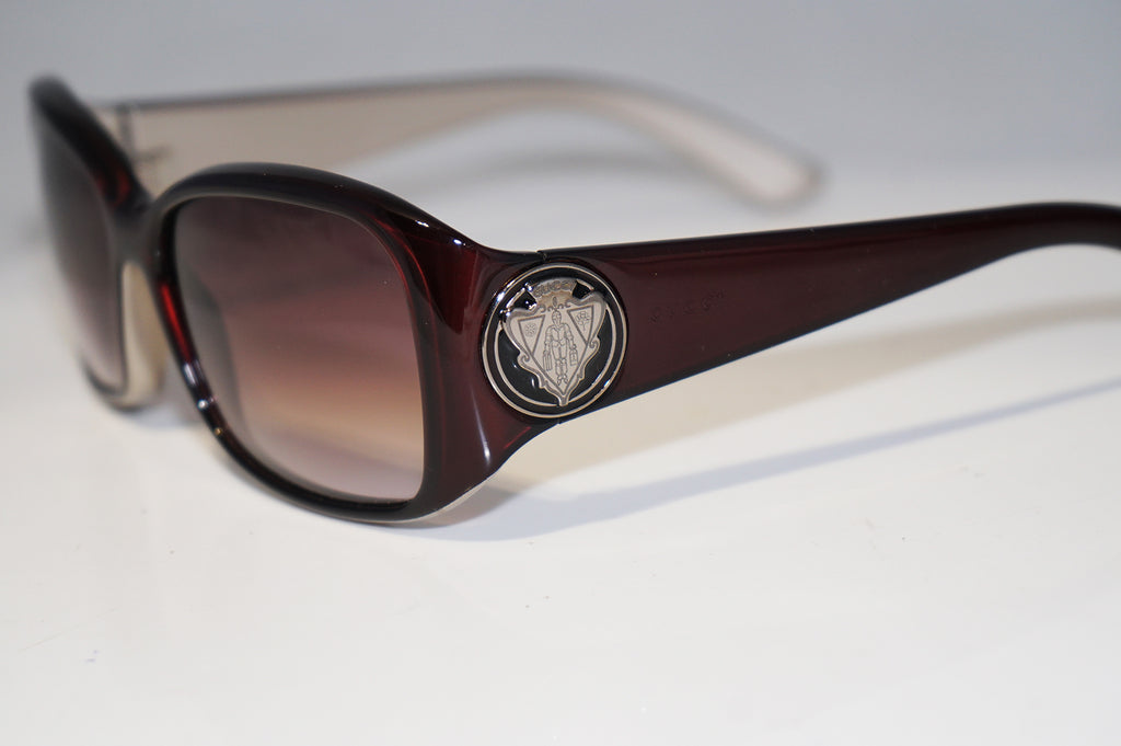 GUCCI Womens Designer Sunglasses Burgundy Rectangle GG 3026 HXX02 15948