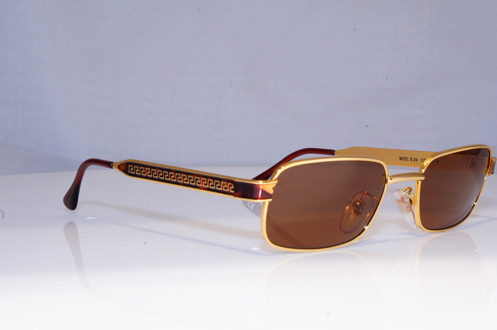 GIANNI VERSACE Mens Womens Vintage Designer Sunglasses Gold MOD S29 54M 18346