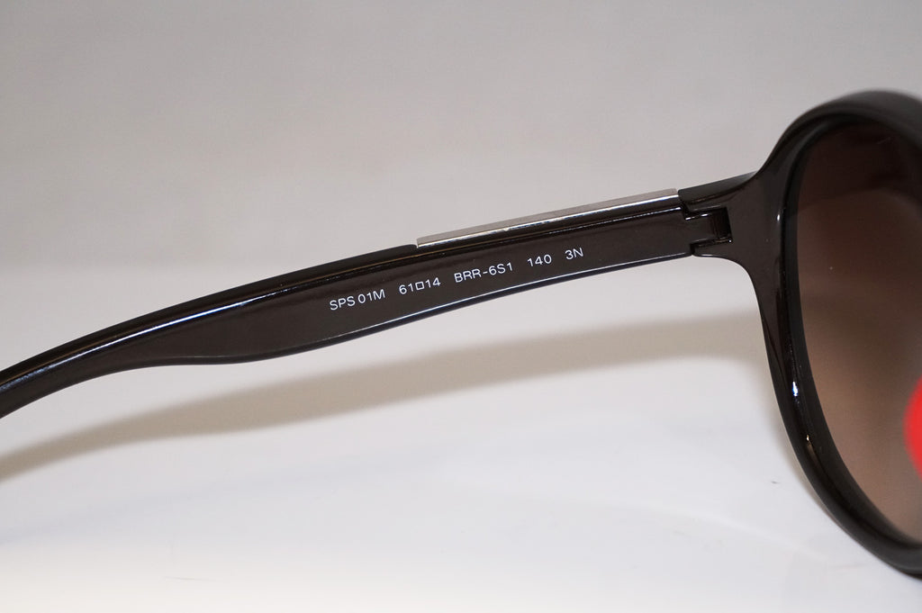 PRADA Mens Designer Sunglasses Brown Aviator SPS 01M BRR-6S1 14751
