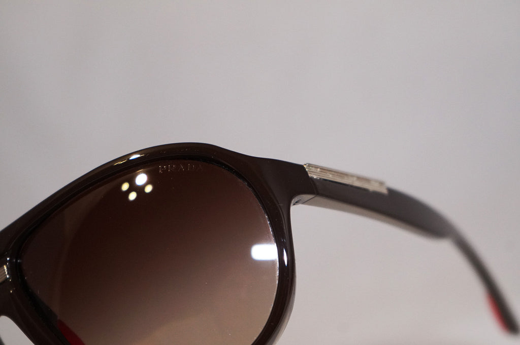 PRADA Mens Designer Sunglasses Brown Aviator SPS 01M BRR-6S1 14751