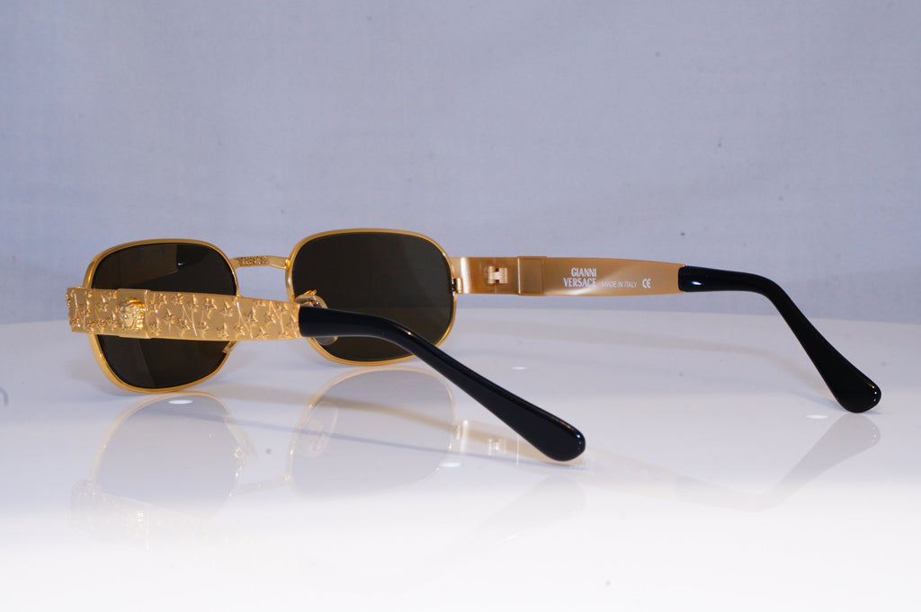 GIANNI VERSACE Mens Womens Vintage Designer Sunglasses Gold MOD X03 030 18299