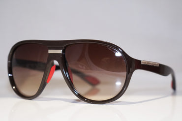 PRADA Mens Designer Sunglasses Brown Aviator SPS 01M BRR-6S1 14751