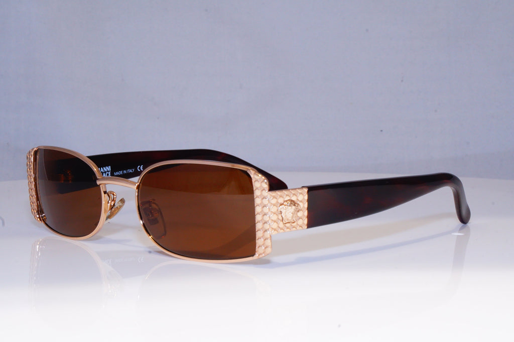 GIANNI VERSACE Mens Womens Vintage Designer Sunglasses Gold MOD X40 030 18398