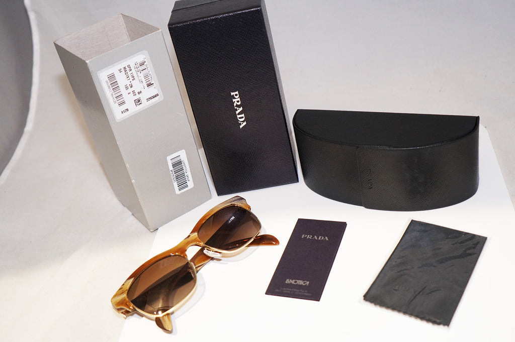 PRADA Immaculate Womens Designer Sunglasses Brown Wayfarer SPR 11P MAQ-1X2 14830