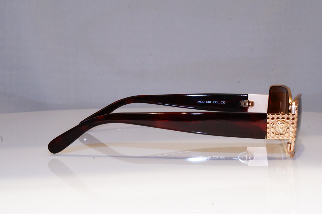GIANNI VERSACE Mens Womens Vintage Designer Sunglasses Gold MOD X40 030 18398