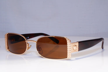 GIANNI VERSACE Mens Womens Vintage Designer Sunglasses Gold MOD X40 030 18398