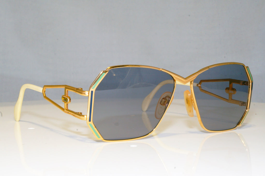 CAZAL Mens Unisex Vintage 1990 Designer Sunglasses Gold MOD 225 COL 466 16994