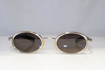 GUCCI Mens Womens Vintage 1990 Designer Sunglasses Black Oval GG 1614 4ZD 20528