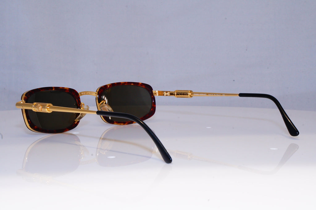 GIANNI VERSACE Mens Womens Vintage Designer Sunglasses Gold MOD X12 A11 18344