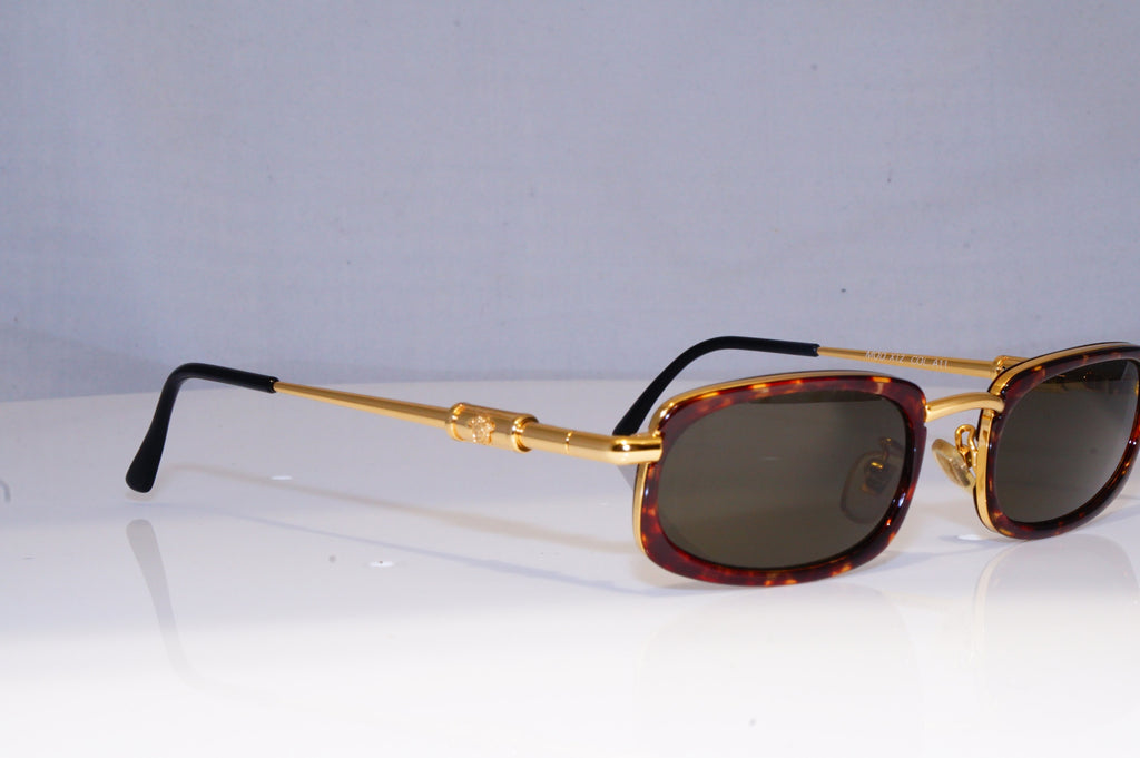 GIANNI VERSACE Mens Womens Vintage Designer Sunglasses Gold MOD X12 A11 18344