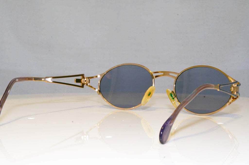 CAZAL Mens Vintage 1990 Designer Sunglasses Gold Rectangle 285 COL 625 17019