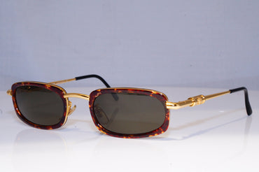 GIANNI VERSACE Mens Womens Vintage Designer Sunglasses Gold MOD X12 A11 18344