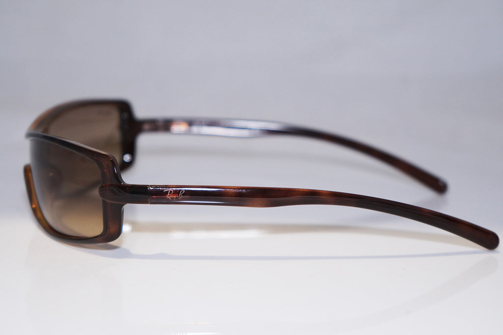 RAY-BAN Vintage Mens Designer Sunglasses Brown Wrap RB 4071 642/13 14883