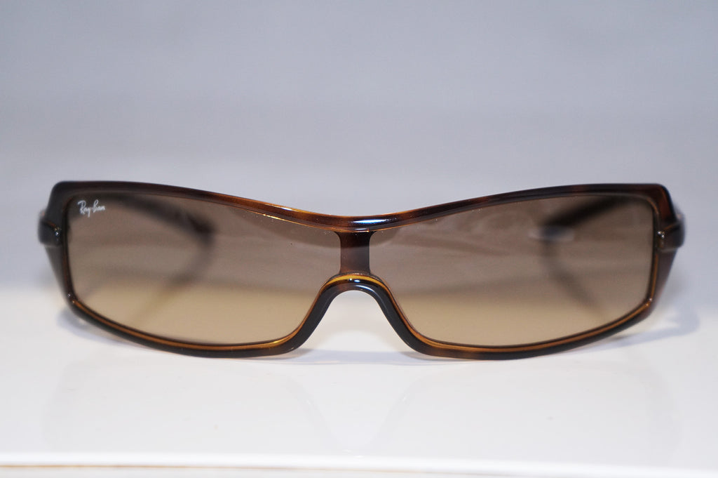 RAY-BAN Vintage Mens Designer Sunglasses Brown Wrap RB 4071 642/13 14883