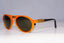 GIANNI VERSACE Mens Vintage Designer Sunglasses Orange Pilot MOD 535 682 18269