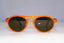 GIANNI VERSACE Mens Vintage Designer Sunglasses Orange Pilot MOD 535 682 18269