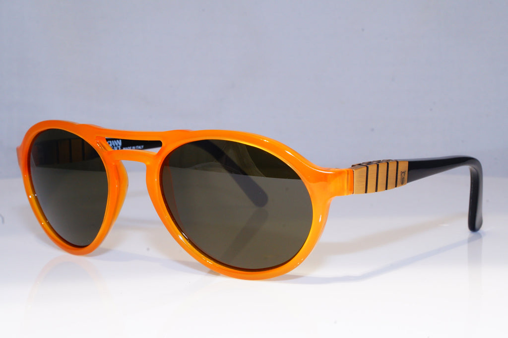 GIANNI VERSACE Mens Vintage Designer Sunglasses Orange Pilot MOD 535 682 18269