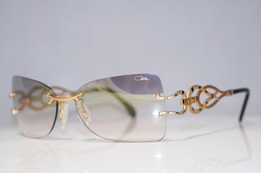 CAZAL Vintage Womens Designer Sunglasses Gold Rectangle MOD 925 COL 234 15943