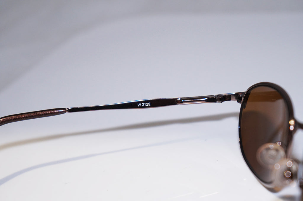 RAY-BAN Vintage Mens Designer Sunglasses Copper Oval W3129 Brn 14842