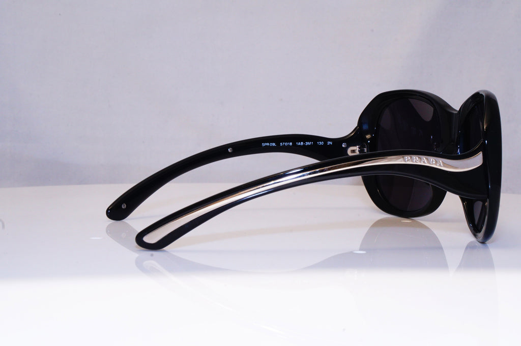 PRADA Womens Oversized Designer Sunglasses Black Square SPR 09L 1AB-3M1 16559