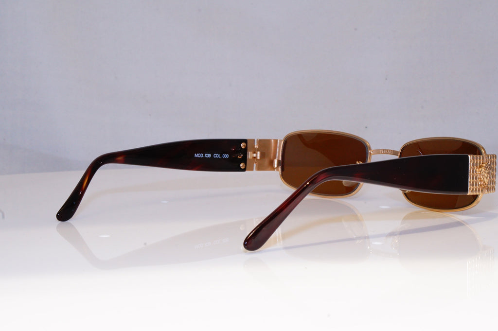 GIANNI VERSACE Mens Womens Vintage Designer Sunglasses Gold MOD X39 030 18317