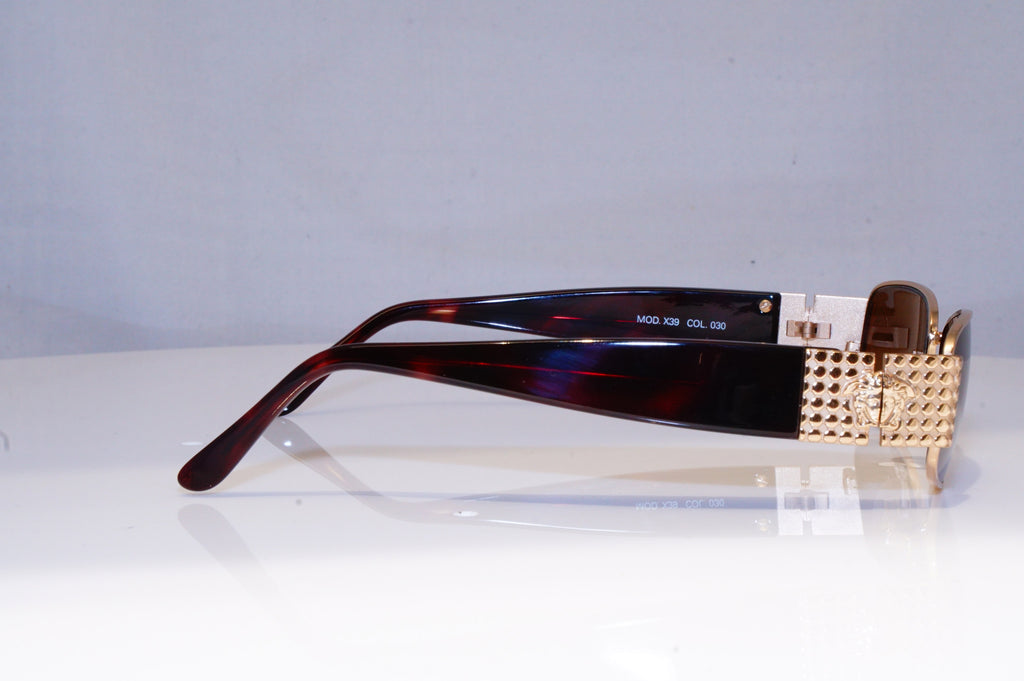 GIANNI VERSACE Mens Womens Vintage Designer Sunglasses Gold MOD X39 030 18317