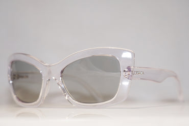 PRADA Womens Designer Sunglasses Clear Cat Eye SPR 19M 2AZ-4Q1 16016