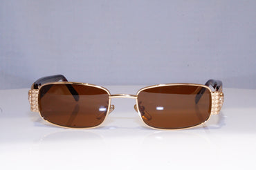 GIANNI VERSACE Mens Womens Vintage Designer Sunglasses Gold MOD X39 030 18317