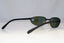 RAY-BAN Mens Vintage Designer Sunglasses Black Rectangle FLIGHT W3163 BLK 20516