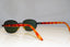 RAY-BAN Mens Vintage 1990 Designer Sunglasses Brown Oval W2960 BRN 16877